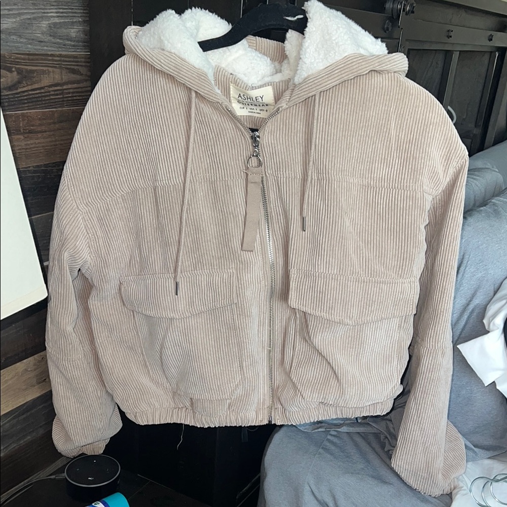 Ashley Corduroy Hooded Jacket